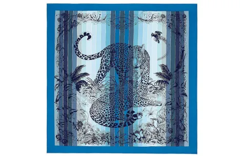 HERMES Scarves Women's Blue