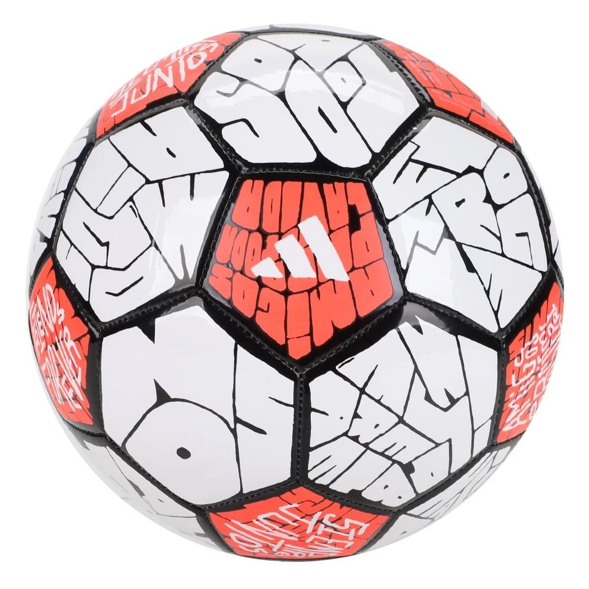 Adidas Size 3 Ball, Size 4 Ball, Size 5 Ball Soccer Ball TPU Machine Stitched Soccer Ball Unisex Red White