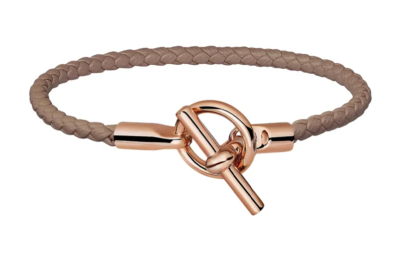 HERMES Glenan Calfskin Wristbands Women's