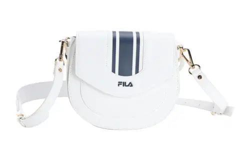 FILA Polyurethane Crossbody Bag, Shoulder Bag Women's Standard White