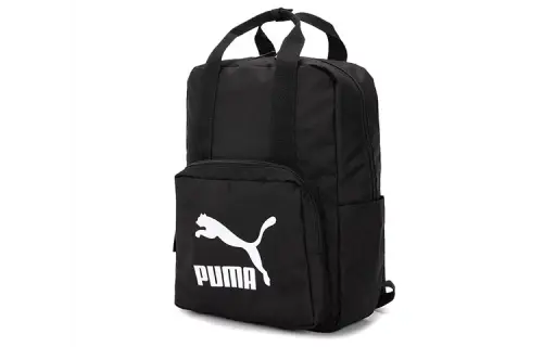 PUMA Fabric Laptop Bag Backpack Regular Unisex Black