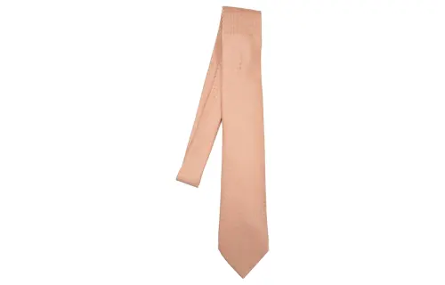 HERMES Ties Men's Orange Pink