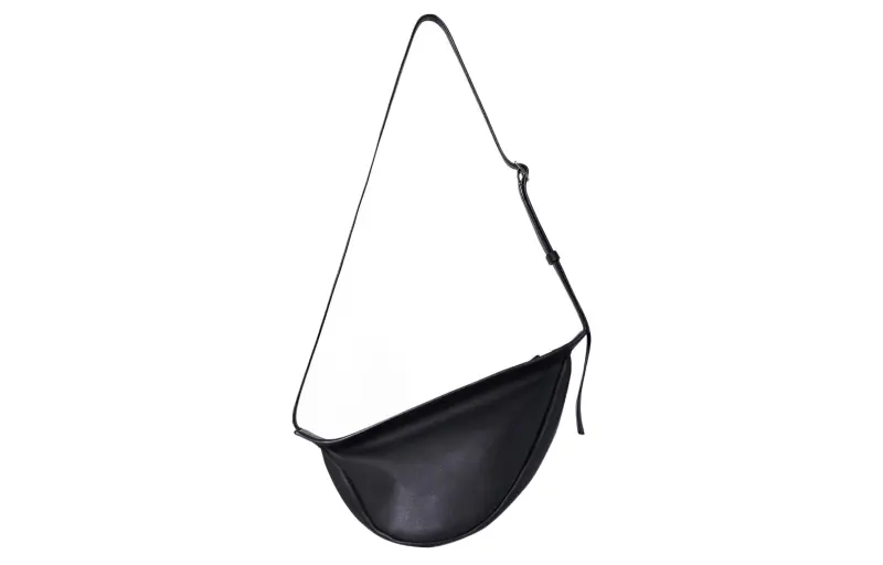 THE ROW Smooth Calfskin Crossbody Bags Small Women's Black