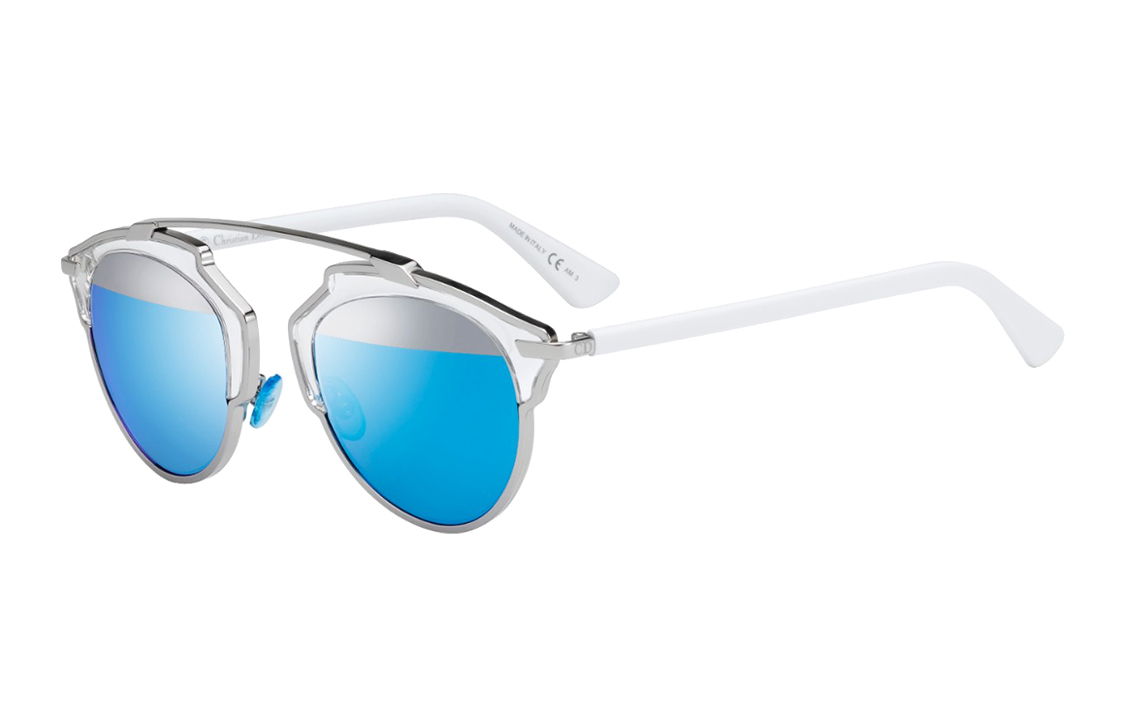 Женские очки Dior Oval Sunglasses (черные)