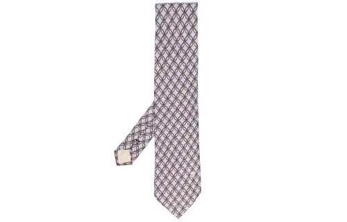【Pre-Owned】2000s stirrup-print silk tie