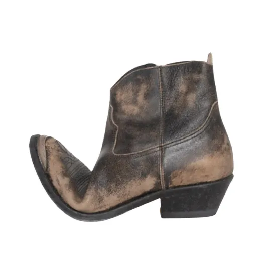 Golden Goose Young Distressed-effect Ankle Boots