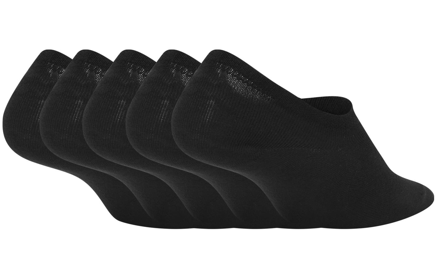 PUMA No Show Socks Unisex 5 Pack Black
