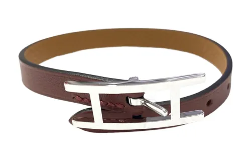 HERMES Behapi Wristbands Unisex Brown