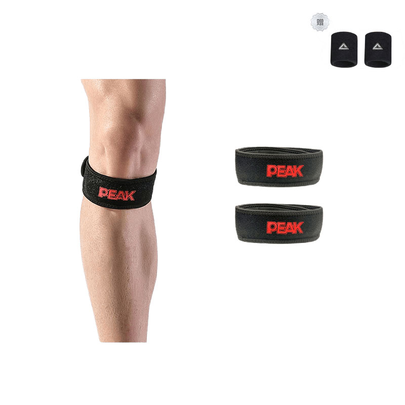 Climbing knee pads, sports gaiters, equipment, black red blue complex pelvic correction belt, for running, polyester