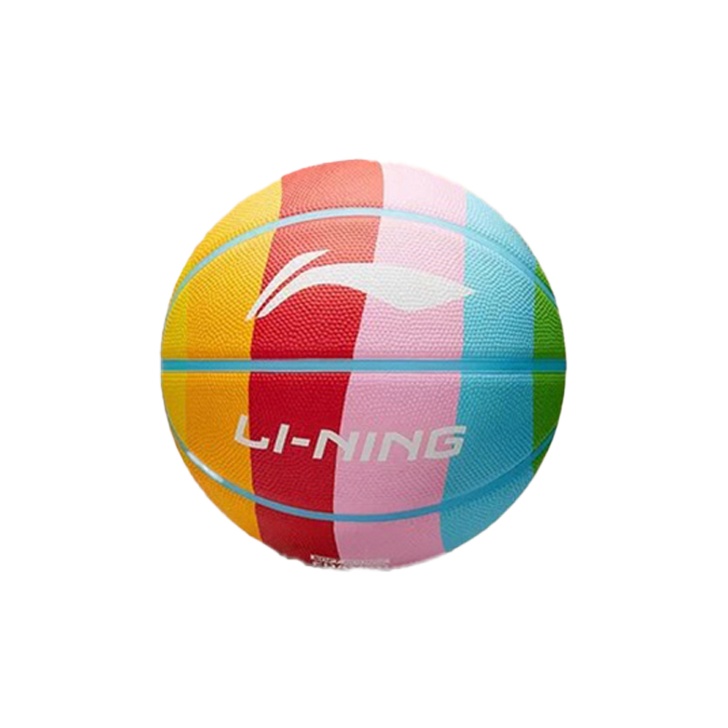 Li Ning Rubber Basketball Foam Rainbow Size 7 Ball Training Unisex