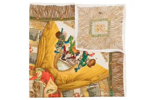 【Pre-Owned】1990s Treato D'Opera silk scarf