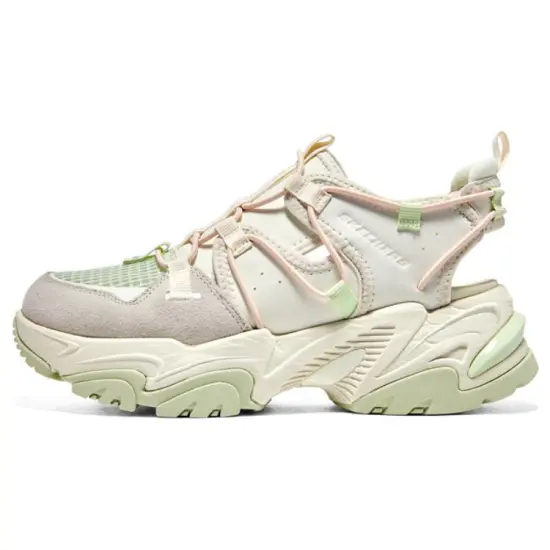 Skechers D'lites Sandal 'White Grey Green' Women's