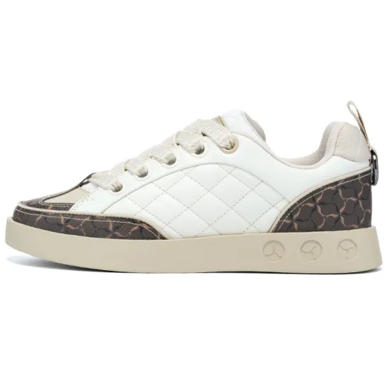 LI-NING 1990 Wind Chimes Skateboard Shoes Women's Low-Top White