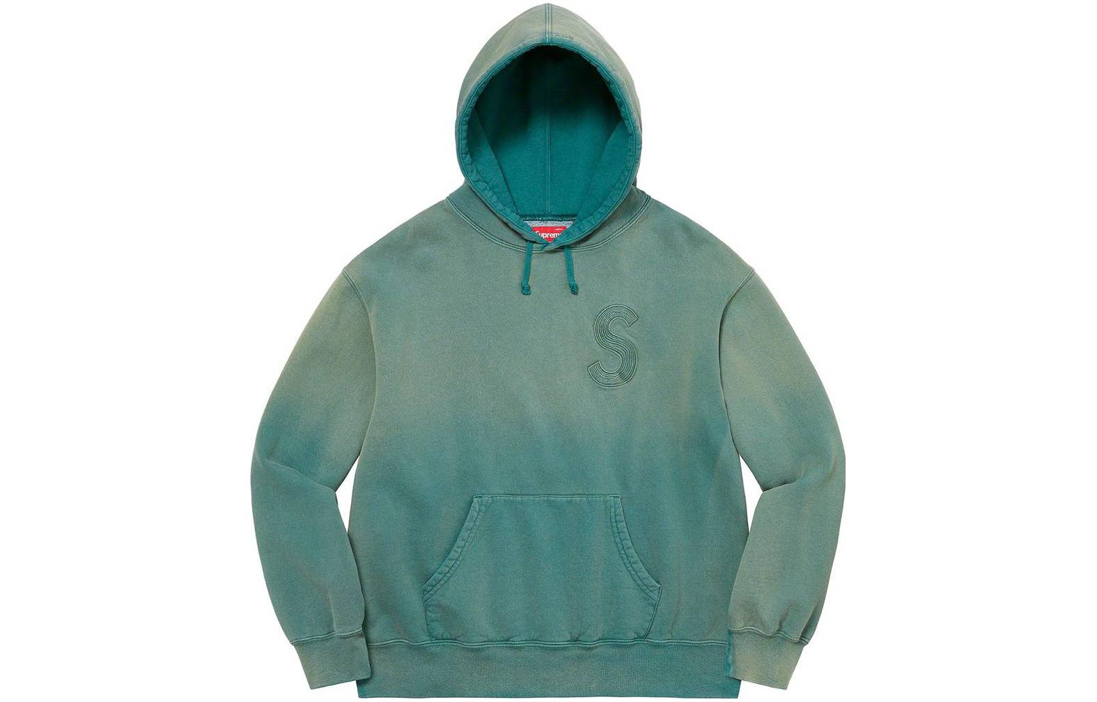 Supreme SS23 Week9 overdyed s logo hooded sweatshirt S