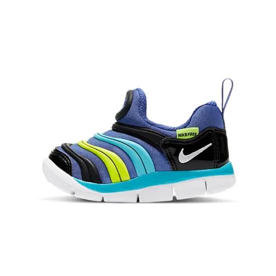 Nike Dynamo Free Toddler Shoes TD Low-top Black/Blue/Yellow