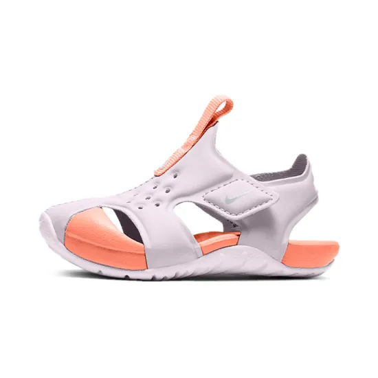 Nike Sunray Protect 2 Toddler Shoes TD Low-top Light Violet / Ecstasy Crimson / Metallic Silver Gray