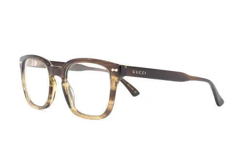 Gucci tortoiseshell-effect square glasses