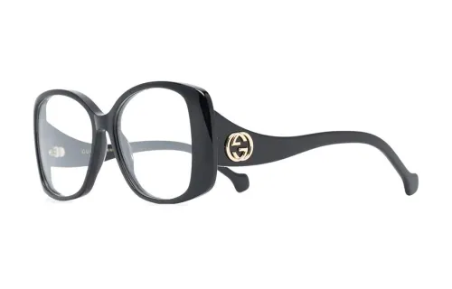 GUCCI Eyewear Logo Plaque Square Frame Glasses
