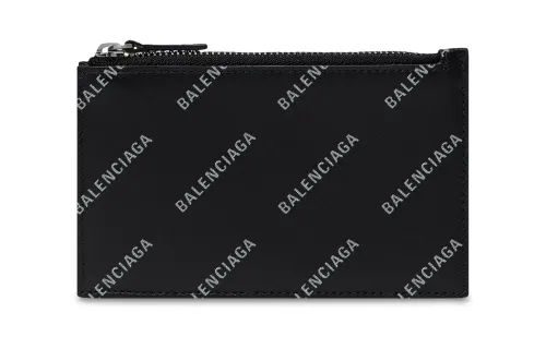 Balenciaga Calfskin Wallet Large Men's Black