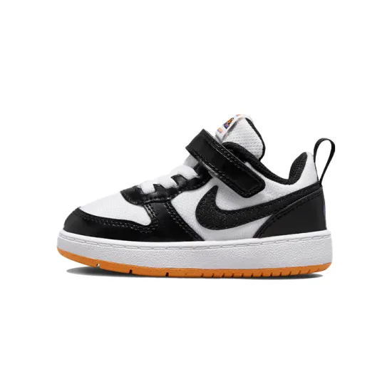 Nike Court Borough Low 2 White Black Kumquat TD