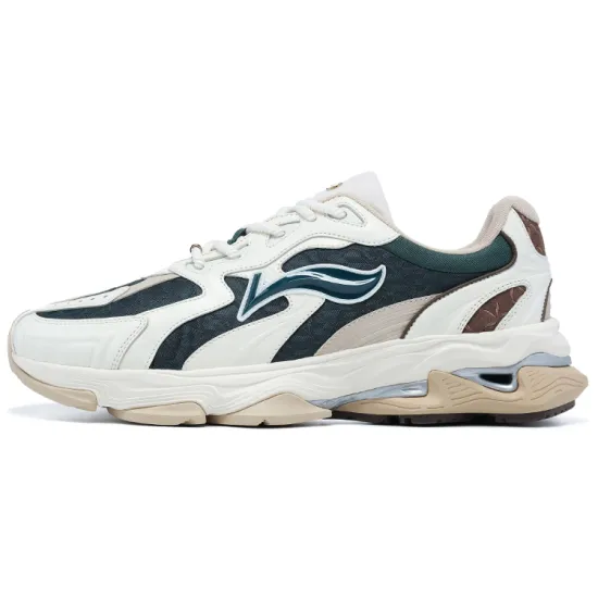 LI-NING 1990 Lava Casual Shoes Men Low-Top Pine Jasper Green