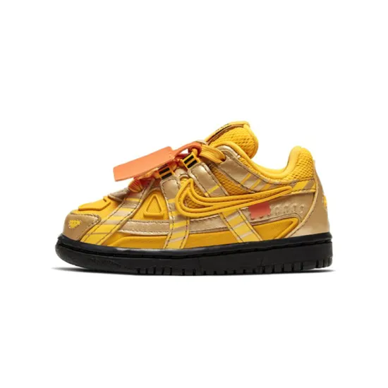Nike Air Rubber Dunk Off-White University Gold TD