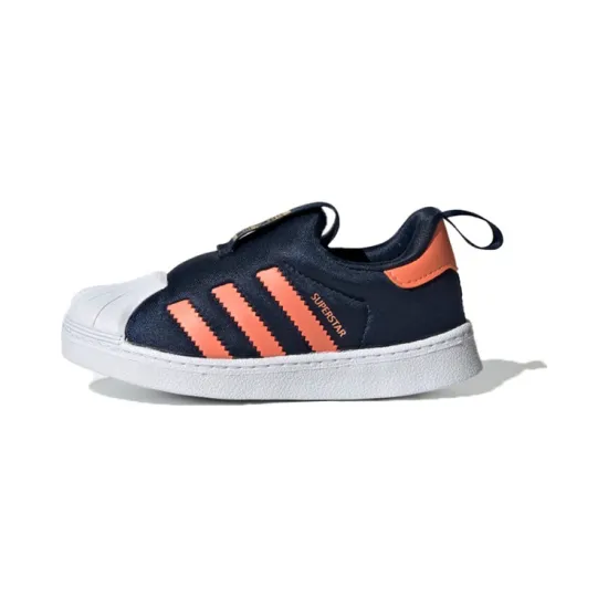 adidas originals Superstar Series Toddler Shoes TD Low-top Blue/Orange