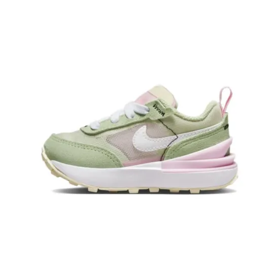 Nike Waffle One Toddler Shoes TD Low-top Green/Pink