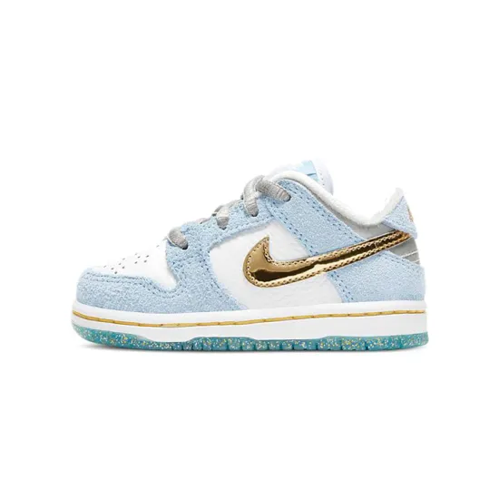 Nike Kids X Sean Cliver SB Dunk Low Pro QS Td 'Holiday Special' Sneakers