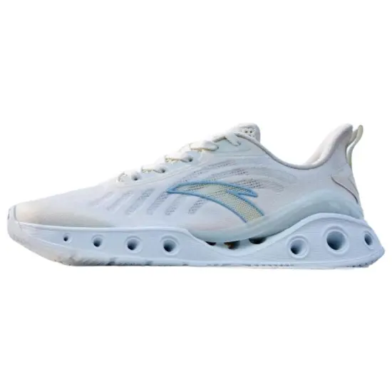 Anta Cushioned Slip-Resistant Abrasion-Resistant Low-Top Running Shoes Women's White