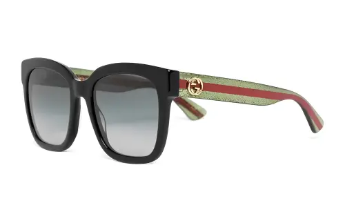 square-frame gradient sunglasses
