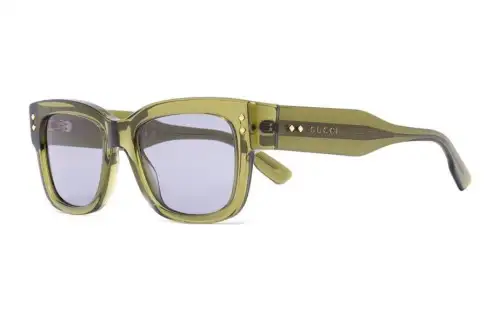 Gucci transparent square-frame sunglasses