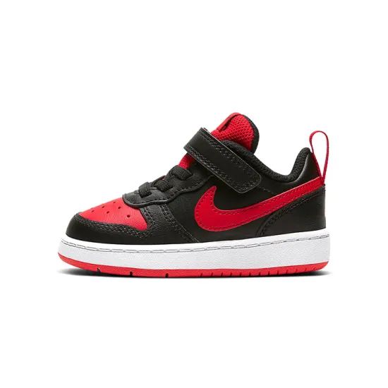 Nike Court Borough Toddler Shoes TD Mid-top Black/Red