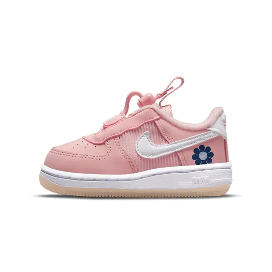 Nike Air Force 1 Toddler Shoes TD Low-top Pink/white