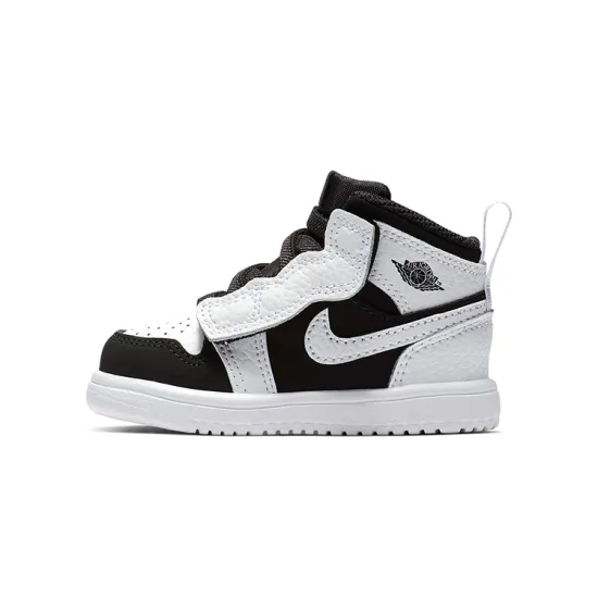 Air Jordan 1 Toddler Shoes TD High-top Black/white
