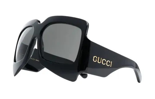 GUCCI Irregular Shape Sunglasses Men's