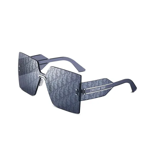 DIOR D Club Square Sunglasses Unisex Blue