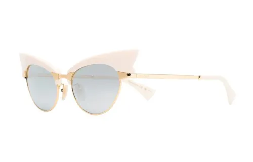 【Previous Season】interchangeable-rim oval sunglasses