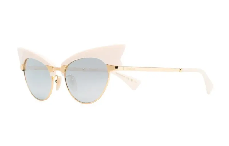 【Previous Season】interchangeable-rim oval sunglasses