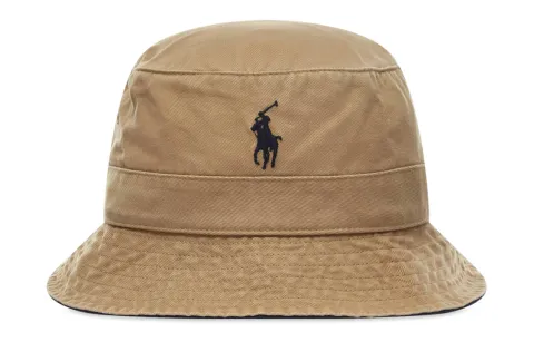 Polo Ralph Lauren Cotton Bucket Hats Men's Khaki
