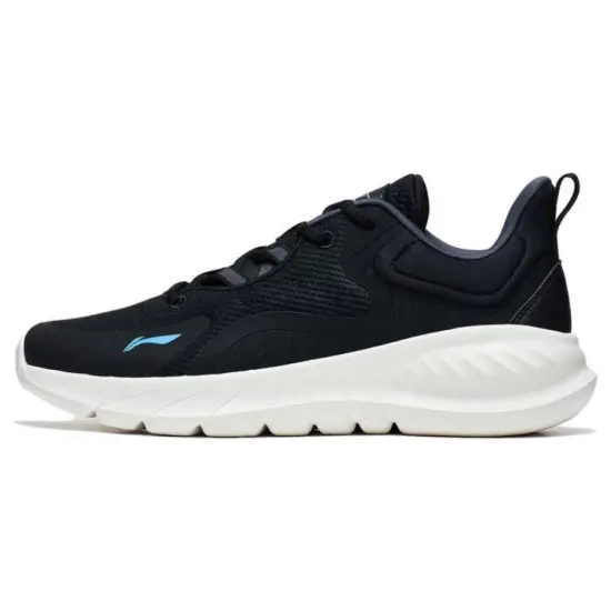 LINING Eazgo Flex Running Shoes Men Low-Top Black Blue