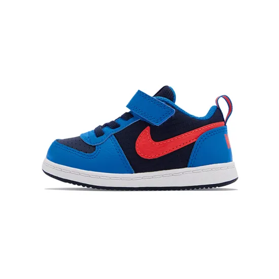 Nike Court Borough Toddler Shoes TD Low-top Blue/Red/Black