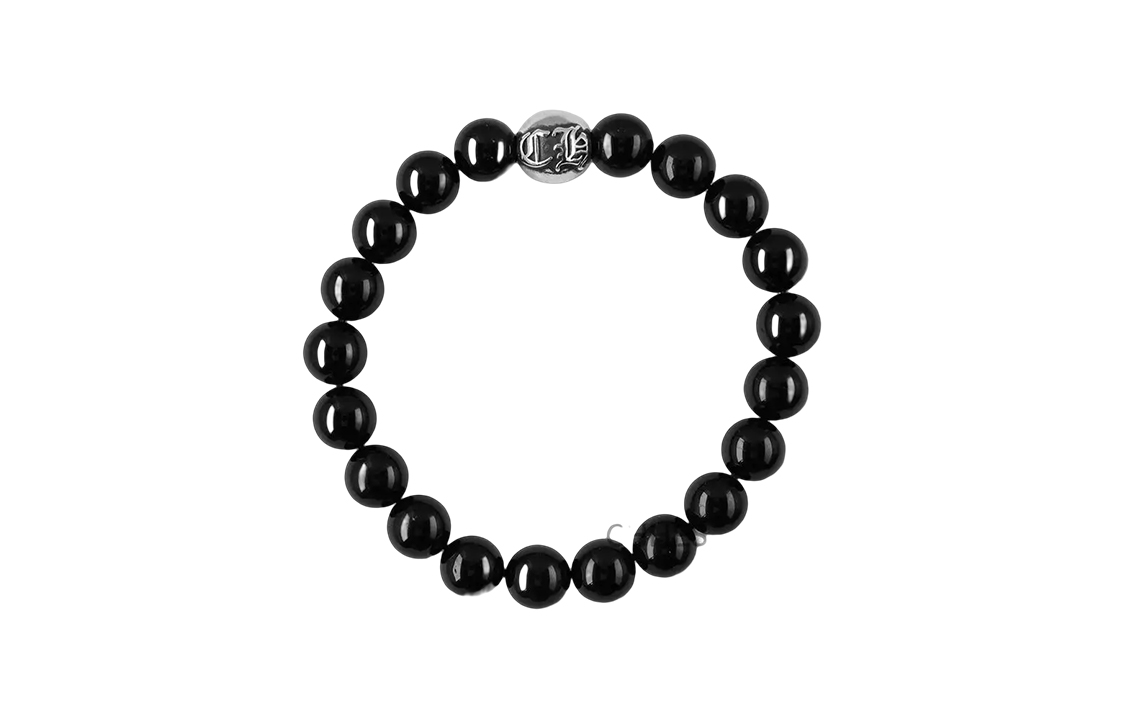 Chrome Hearts Obsidian Bracelets Unisex Black