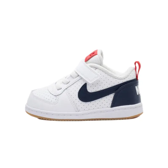 Nike Court Borough Toddler Shoes TD Low-top White/Blue/Red