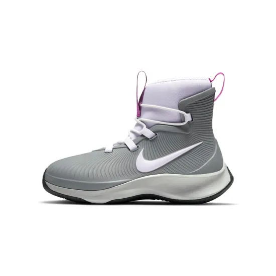 Nike Binzie Kids Outdoor Shoes PS High-top Gray/Purple