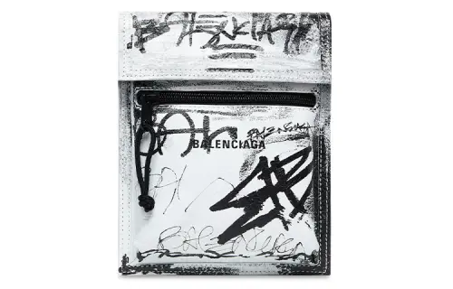 Balenciaga Lambskin Messenger Bag, Shoulder Bag, Crossbody Bag Small Men's