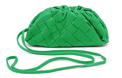 Bottega Veneta Leather Coin Purse Mini Women's Grass Green