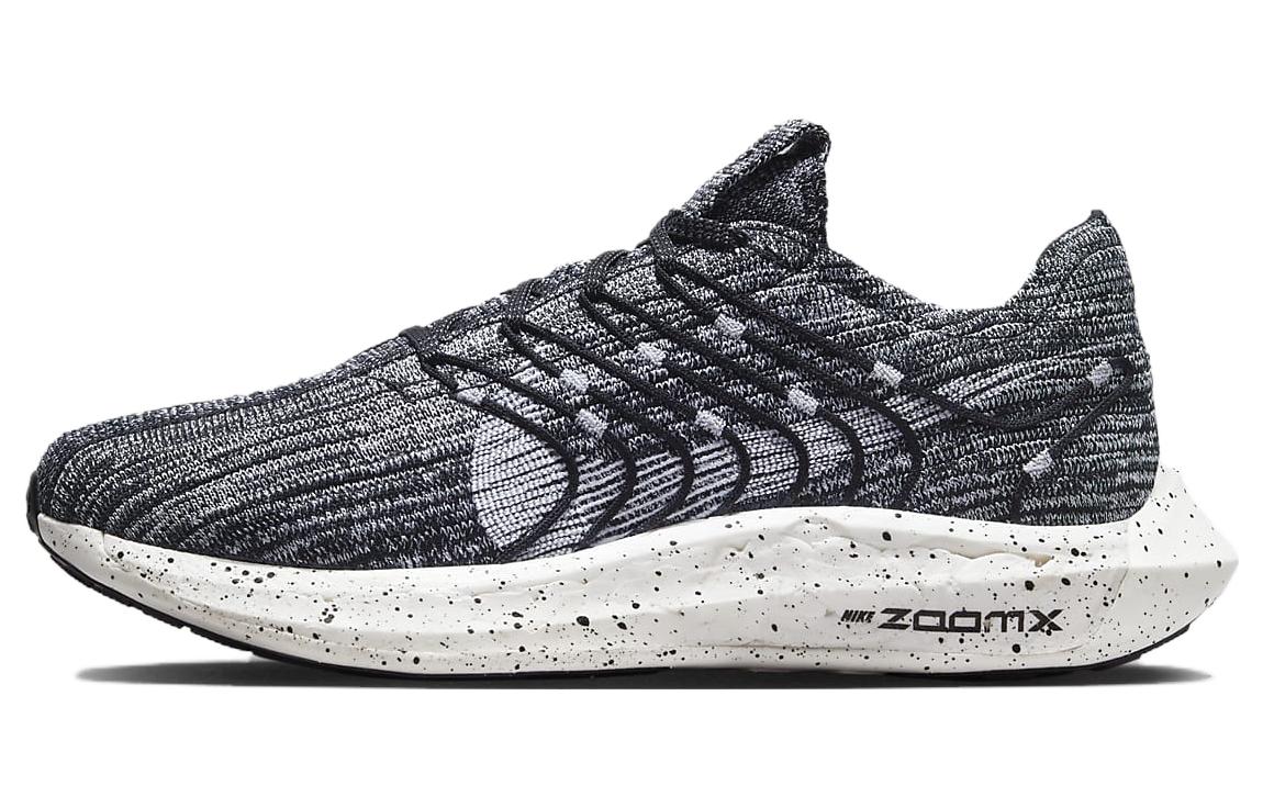 Nike Pegasus Turbo Next Nature Lightweight Foam Shock Absorbing and Anti-slip Low Top Training Running Shoes Women's Black and White