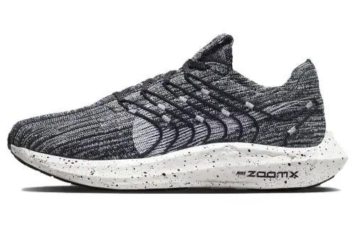 Nike Pegasus Turbo Next Nature Lightweight Foam Shock Absorbing and Anti-slip Low Top Training Running Shoes Women's Black and White