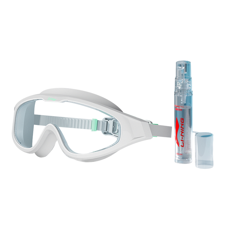 Li Ning Swim Goggles Unisex White Green